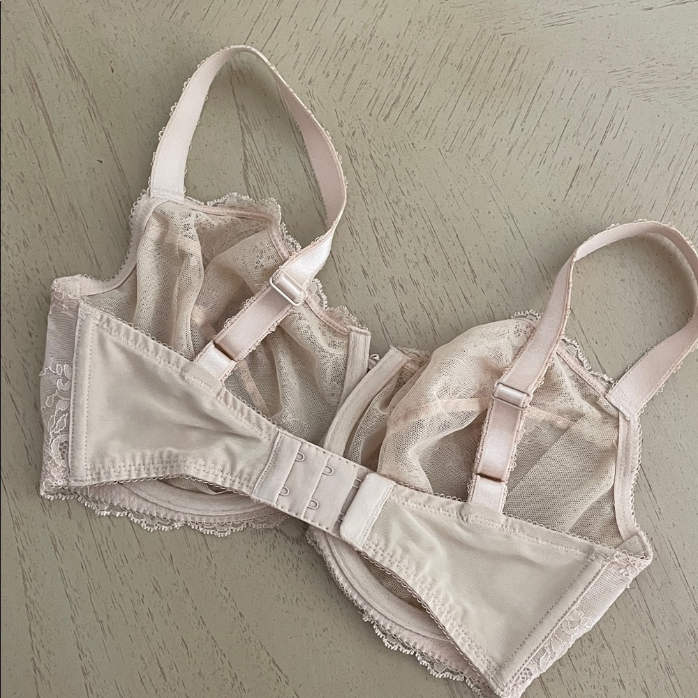 Wacoal 851155 Seduction Demi Underwire Bra Size 32G cream tan  Lace Discontinued - Picture 6 of 10